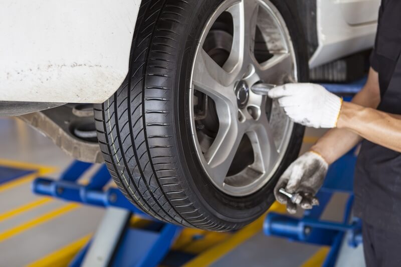 Khả năng lốp xe mòn khiến chuyển động của bánh xe có vấn đề
